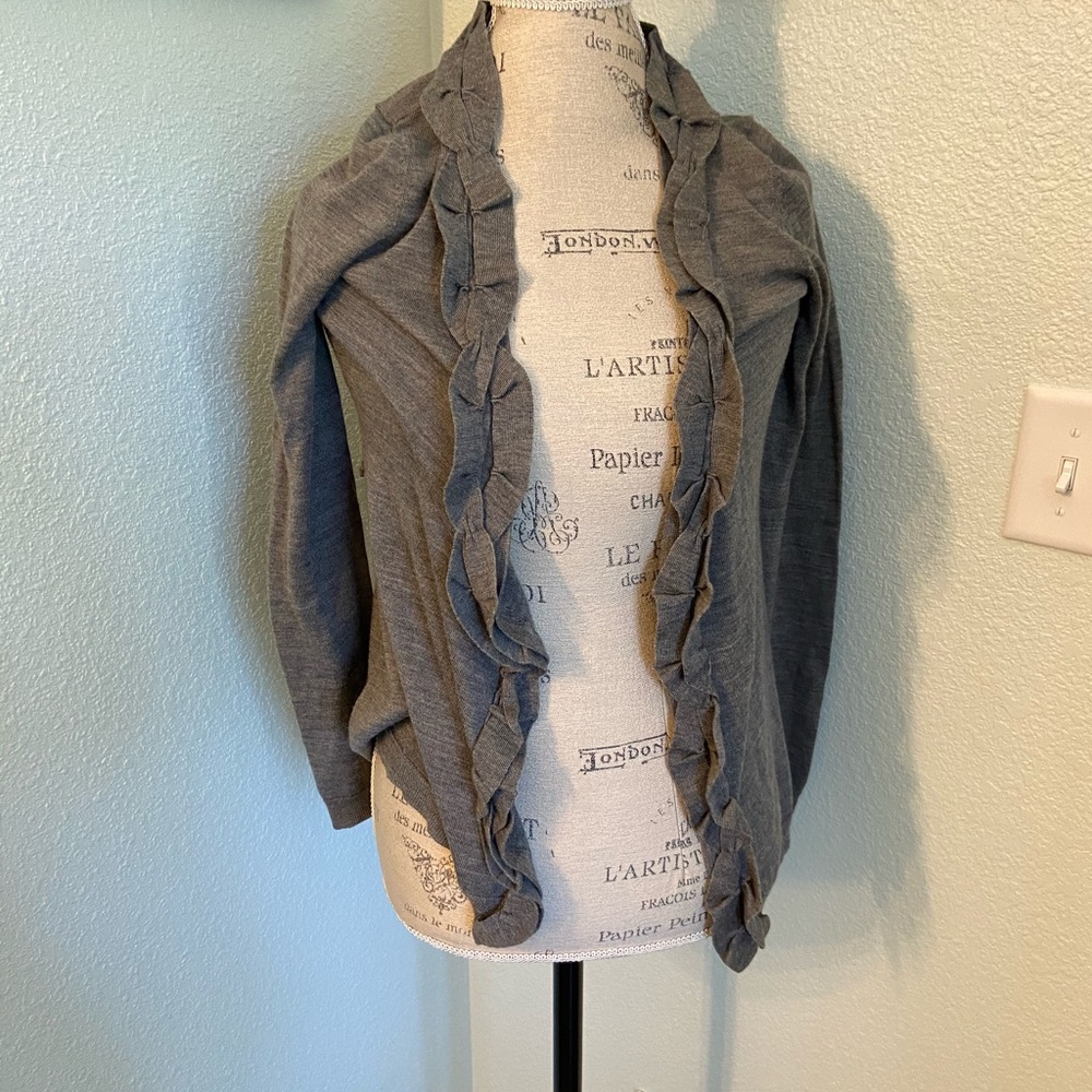 Grey cardigan